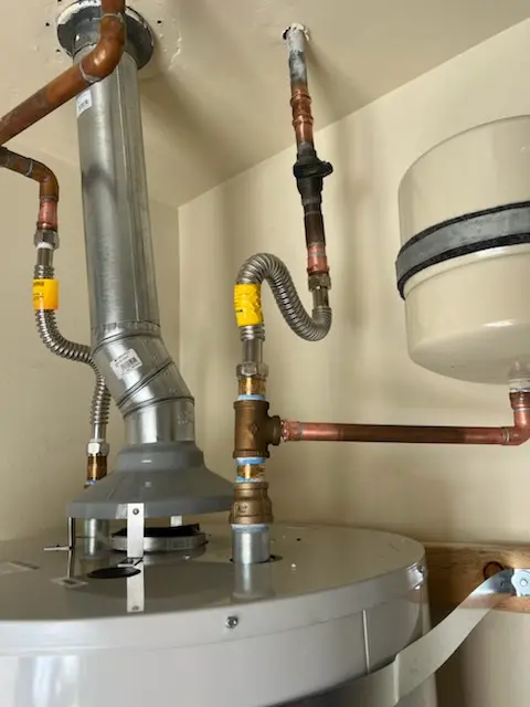 Water heater installation and plumbing repair in Glendie